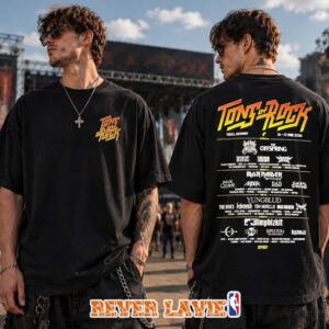 Tons of Rock Full Lineup T-Skjorte Stacked Logo 2026 Two Sided Tee