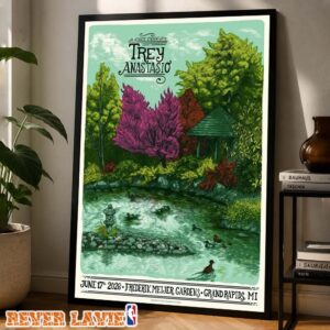 Trey Anastasio Collector Poster At Frederik Meijer Gardens In Grand Rapids MI On June 17 2026 Wall Art Home Decor