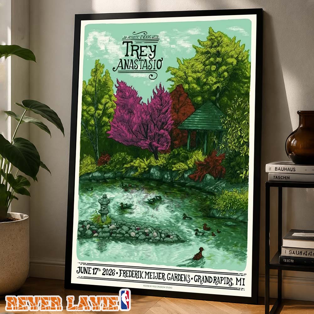 Trey Anastasio Collector Poster At Frederik Meijer Gardens In Grand Rapids MI On June 17 2026 Wall Art Home Decor Trey Anastasio Collector Poster At Frederik Meijer Gardens In Grand Rapids MI On June 17 2026 Wall Art Home Decor