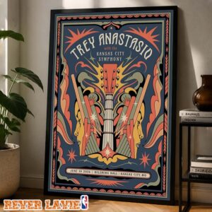 Trey Anastasio Concert Poster At Helzberg Hall In Kansas City Missouri On June 10 2026 Symphony Collaboration Artwork Home Decor Poster Canvas