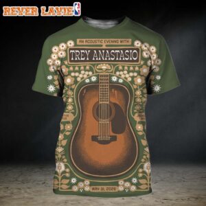 Trey Anastasio Event Show Poster At The Centre Theater In Jackson Hole WY Tour On May 31 2026 All Over Print Shirt