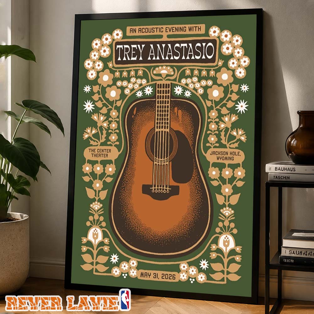 Trey Anastasio Event Show Poster At The Centre Theater In Jackson Hole WY Tour On May 31 2026 Home Decor Poster Canvas Trey Anastasio Event Show Poster At The Centre Theater In Jackson Hole WY Tour On May 31 2026 Home Decor Poster Canvas