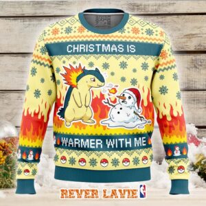 Typhlosion Warmer Pokemon Ugly Christmas Sweater