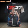 NBA 2K27 Victor Wembanyama Cover Athlete Basketball Video Game All Over Print Shirt