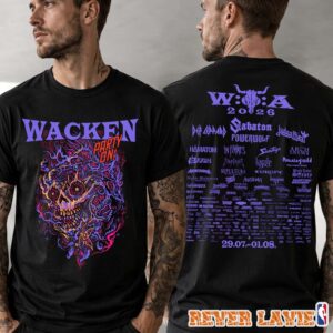 Wacken Open Air Bad Trip XXXV Anniversary 2026 Official Lineup Two Sides Unisex T-Shirt