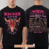 Wacken Open Air Cursed Skull XXXV Anniversary 2026 Official Two Sides Black T-Shirt