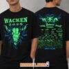 Wacken Open Air Crazy Eyes XXXV Anniversary 2026 Official Two Sides Black T-Shirt