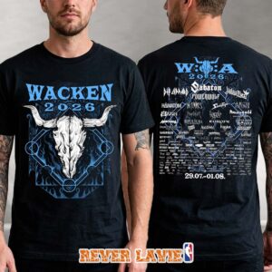 Wacken Open Air Mystic Flame XXXV Anniversary 2026 Official Lineup Tee