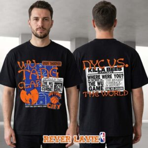 Wu-Tang Clan x New York Knicks NYC Curse Is Broken 2026 Championship Black T-Shirt