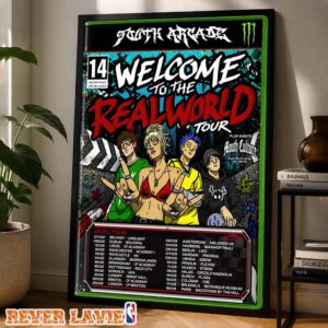 Zebrahead Tour Dates Poster Welcome To The Real World Tour Across UK And Europe 2027 Home Wall Decoration