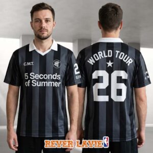 5 Seconds Of Summer Everyone’s A Star World Tour Number 26 Jersey Shirt At Kia Forum In Inglewood CA On July 11 2026