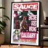 5 Seconds Of Summer The Sauce Calgary Show Limited Edition Lithograph July 5 2026 Wall Art Decor