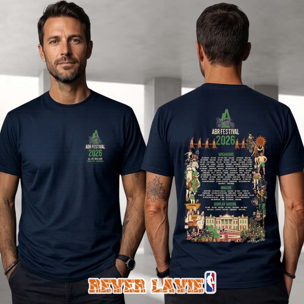 ABR Festival Done & Dusty Limited Edition Graphic T-Shirt Official Festival Merch ABR Festival Done & Dusty Limited Edition Graphic T-Shirt Official Festival Merch