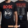 ACDC 53 Years World Tour Dates Front And Back T Shirt Power Up Pop Up Shop San Antonio Texas 2026 Exclusive ACDC 53 Years World Tour Dates Front And Back T Shirt Power Up Pop Up Shop San Antonio Texas 2026 Exclusive