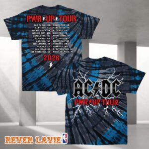ACDC Lightning PWR UP Tour All Over Print T-Shirt