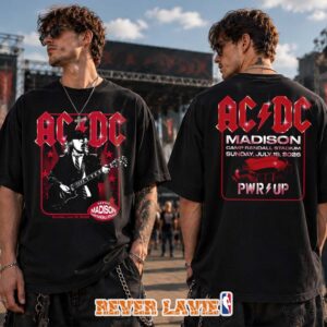 ACDC Madison Wisconsin PWR UP Tour At Camp Randall Stadium On July 19 2026 T-Shirt