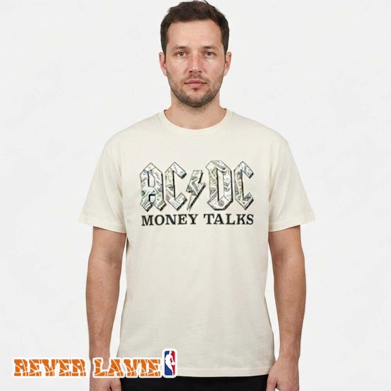 ACDC Money Talks Graphic T Shirt Power Up Pop Up Shop San Antonio Texas 2026 Exclusive Merch