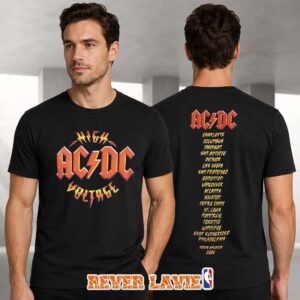 ACDC Power Up Tour Dates Front And Back T Shirt Alamodome San Antonio Texas July 24 2026 Pop Up Shop Exclusive