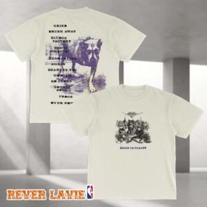 Alice In Chains Dog Tracklist Off-White T-Shirt
