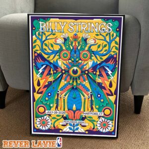 Billy Strings Event Poster At PeoplesBank Arena In Hartford CT On July 28 2026 Home Decor Poster Canvas