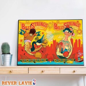 Billy Strings Full Show Concert Two Nights At MGM Music Hall At Fenway In Boston Massachusetts On July 21-22 2026 Poster Canvas