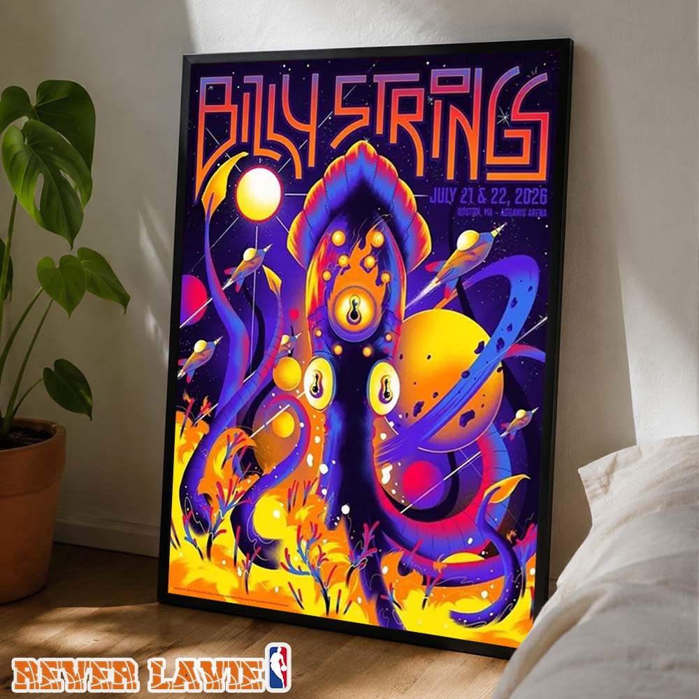 Billy Strings Gig Art Print At Agganis Arena In Boston Massachusetts On July 21-22 2026 Home Decor Poster Canvas Billy Strings Gig Art Print At Agganis Arena In Boston Massachusetts On July 21-22 2026 Home Decor Poster Canvas