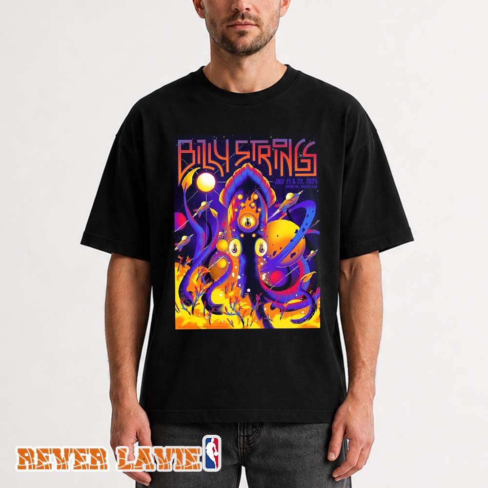 Billy Strings Gig Art Print At Agganis Arena In Boston Massachusetts On July 21-22 2026 Unisex Tee Billy Strings Gig Art Print At Agganis Arena In Boston Massachusetts On July 21-22 2026 Unisex Tee