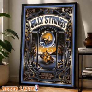 Billy Strings Live Music Event At Cross Insurance Arena In Portland ME On July 24–26 2026 Home Decor Poster Canvas