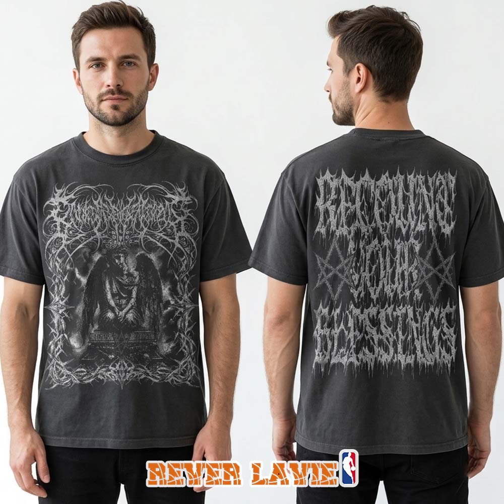 Bring Me The Horizon Recount Your Blessings T-Shirt Vintage Deathcore Tribute Tee Bring Me The Horizon Recount Your Blessings T-Shirt Vintage Deathcore Tribute Tee