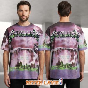 CARNIVAL x Metallica Ride The Lightning Inspired Tie Dye Oversized T Shirt Purple 2026