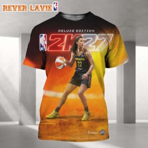 Caitlin Clark Indiana Fever NBA 2K27 Deluxe Edition WNBA Cover Athlete Promotional Artwork 2026 All Over Print Shirt