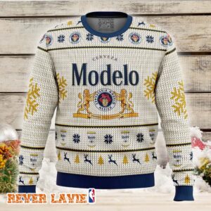 Cerveza Modelo Ugly Christmas Sweater Official Inspired Christmas Merchandise