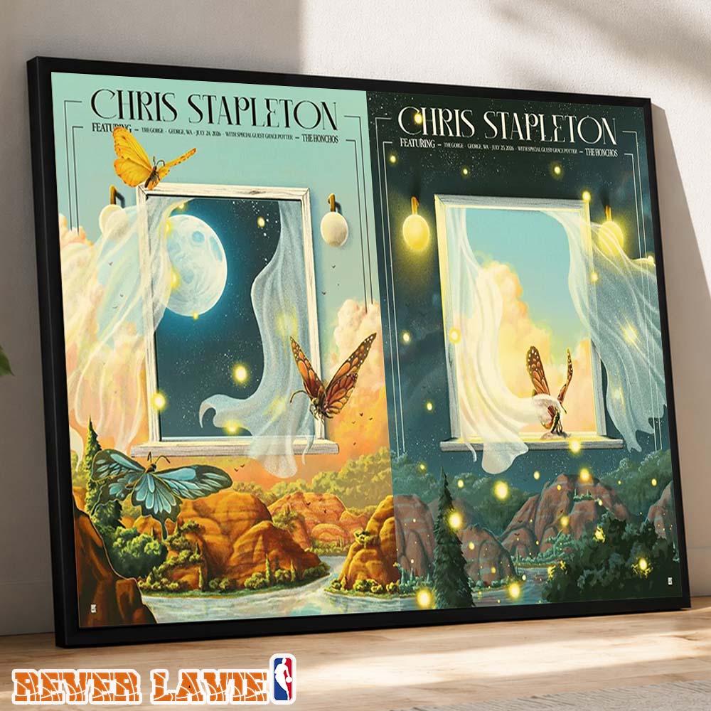 Chris Stapleton Full Show Combined Poster Live Concert At The Gorge In George WA On July 24 2026 Home Decor Poster Canvas Chris Stapleton Full Show Combined Poster Live Concert At The Gorge In George WA On July 24 2026 Home Decor Poster Canvas
