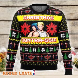 Christmas Contrassic Contra Ugly Christmas Sweater Ultimate Xmas Gift Idea
