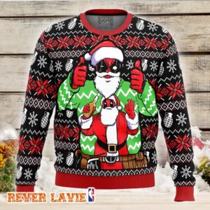 Christmas Deadpool Marvel Ugly Christmas Sweater Holiday Pullover For Collectors