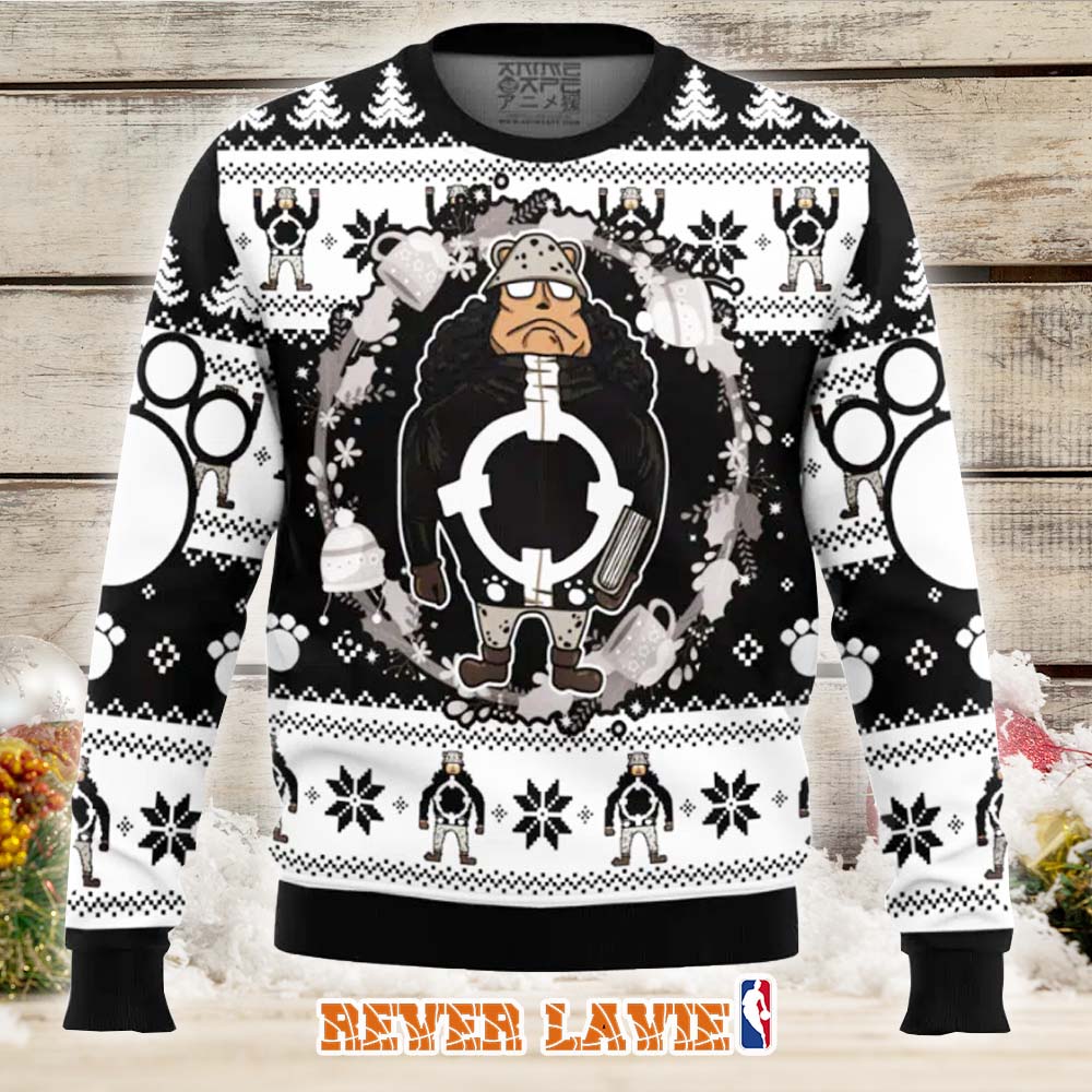 Christmas Kuma One Piece Ugly Christmas Sweater Christmas Kuma One Piece Ugly Christmas Sweater