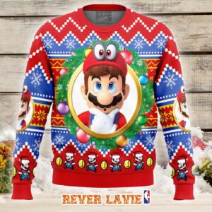 Christmas Super Mario Odyssey Ugly Christmas Sweater
