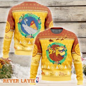 Christmas The Lion King Ugly Christmas Sweater Cozy Holiday Jumper