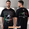 Civil Regime x WWE Eddie Guerrero Lucha Rose Everyday Black T-Shirt