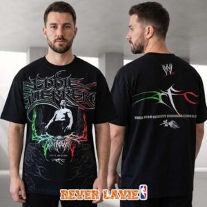 Civil Regime x WWE Eddie Guerrero Lucha Rose Everyday Black T-Shirt