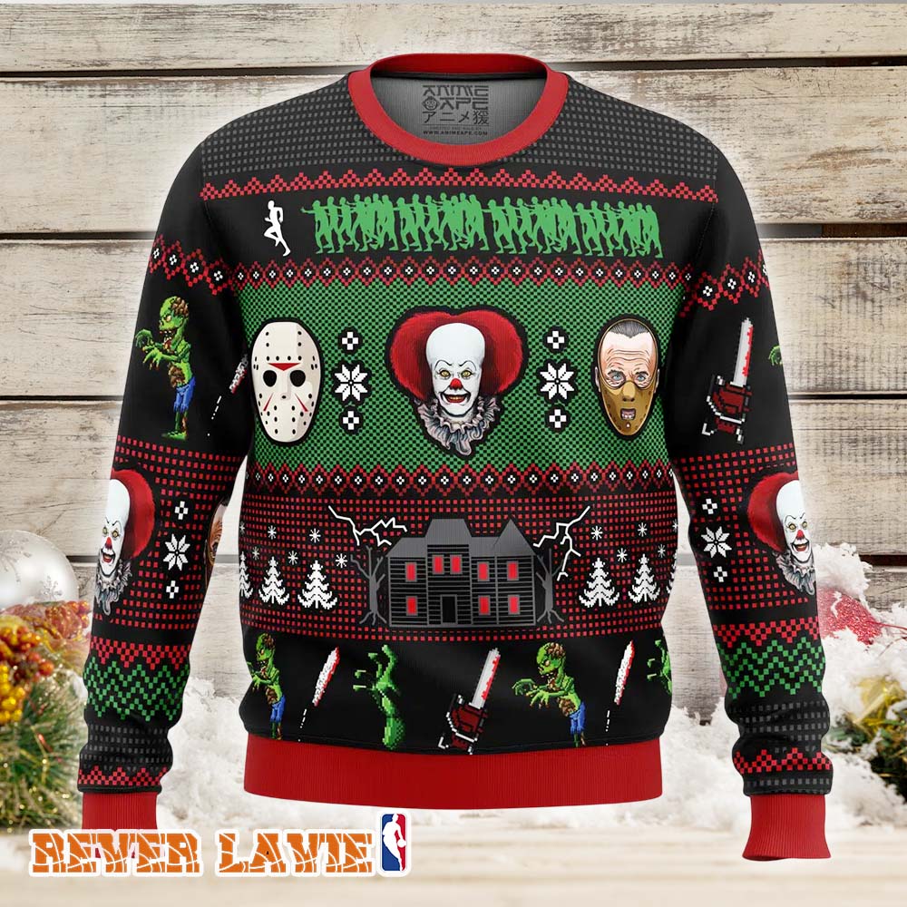 Classic Horror Christmas Ugly Christmas Sweater Holiday Gift For Men Women Classic Horror Christmas Ugly Christmas Sweater Holiday Gift For Men Women