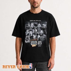 Cody Rhodes & CM Punk vs Gunther & Sami Zayn WWE Saturday Night’s Main Event NYC Madison Square Garden Match Poster 2026 Unisex Tee