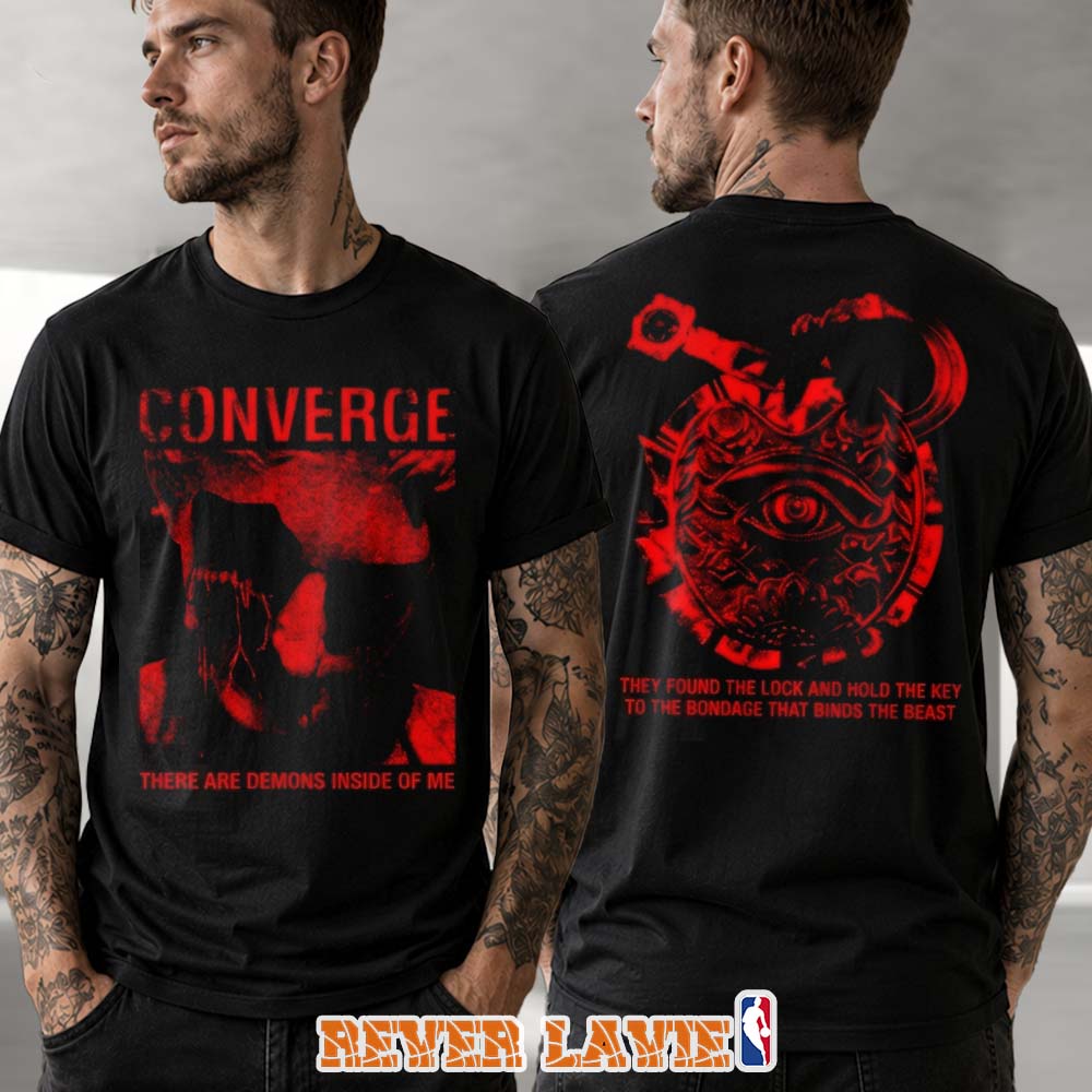 Converge Hum Of Hurt Eye Artwork 2026 EU UK Summer Tour Official Black T-Shirt Converge Hum Of Hurt Eye Artwork 2026 EU UK Summer Tour Official Black T-Shirt