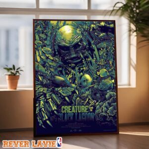 Creature from the Black Lagoon Poster by Anthony Petrie Universal Monsters Gill Man Edition Poster Canvas