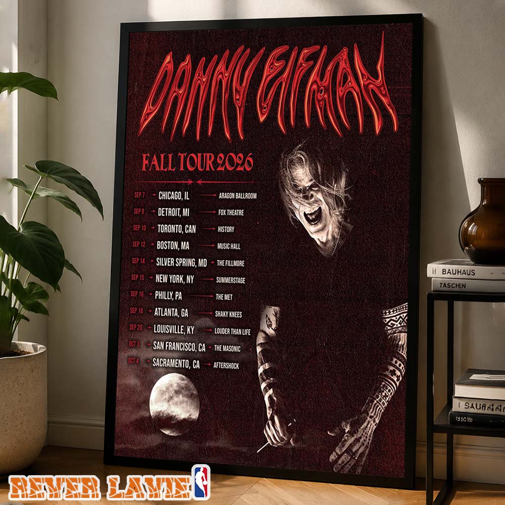 Danny Elfman Tour Poster Fall Tour North America 2026 Poster Canvas Danny Elfman Tour Poster Fall Tour North America 2026 Poster Canvas