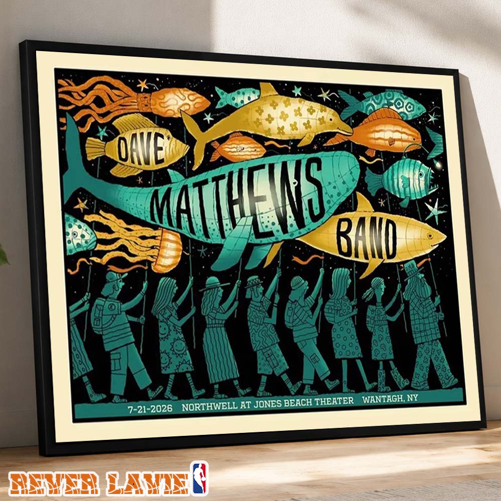 Dave Matthews Band Music Concert Show At Northwell At Jones Beach Theater In Wantagh New York On July 21 2026 Poster Canvas Dave Matthews Band Music Concert Show At Northwell At Jones Beach Theater In Wantagh New York On July 21 2026 Poster Canvas