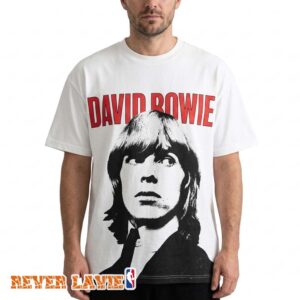 David Bowie Oversized Black and White Portrait T-Shirt The Shel Talmy Recordings Rock Merch