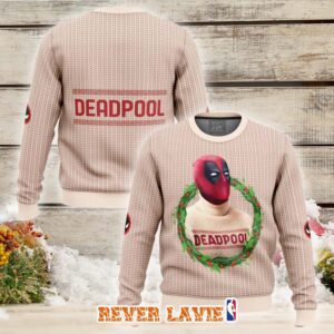 Deadpool Ugly Christmas Sweater Marvel Holiday Knit Jumper Christmas Gift 2026