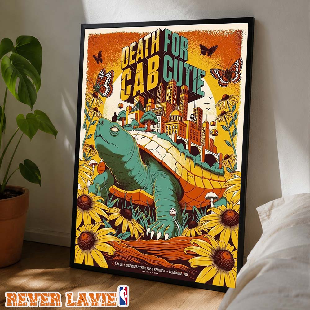 Death Cab For Cutie Wall Art At Merriweather Post Pavilion In Columbia Maryland On July 21 2026 Poster Canvas Death Cab For Cutie Wall Art At Merriweather Post Pavilion In Columbia Maryland On July 21 2026 Poster Canvas