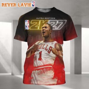 Derrick Rose is your NBA 2K27 Ultra Edition Cover Athlete All Over Print Shirt